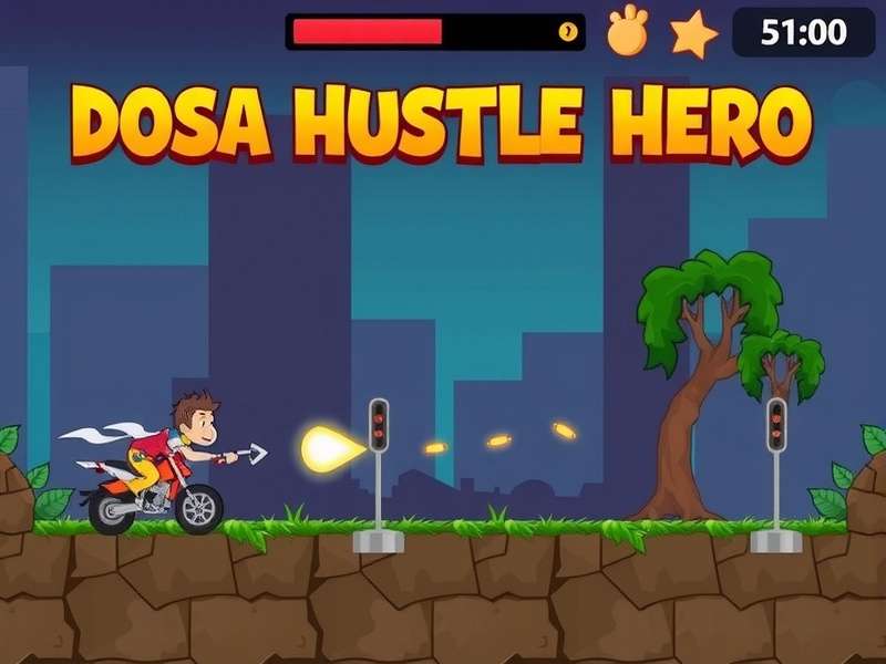 Dosa Hustle Hero Game Banner